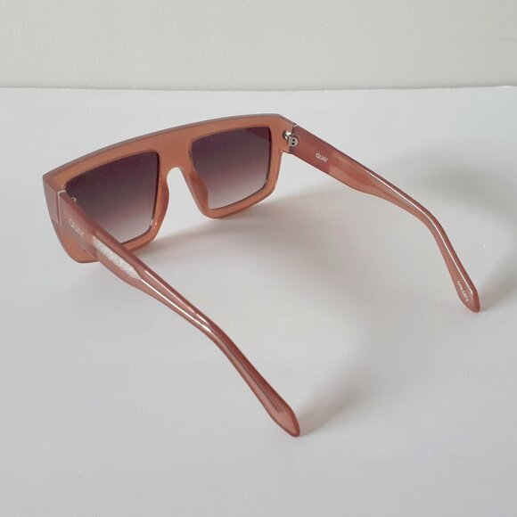 NWOT Quay semi-opaque milky caramel & brown lens sunglasses - Picture 11 of 13